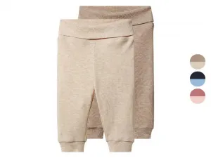 lupilu® Detské tepláky pre bábätká, 2 kusy