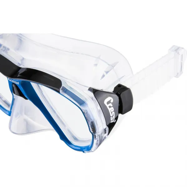 Potápačská maska CRESSI BIG EYES MASK SIL CLEAR FRAME AZURE