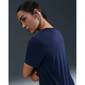 Dámske tréningové tričko s krátkym rukávom NIKE W NK DF TEE RLGND HBR MIDNIGHT NAVY WHITE
