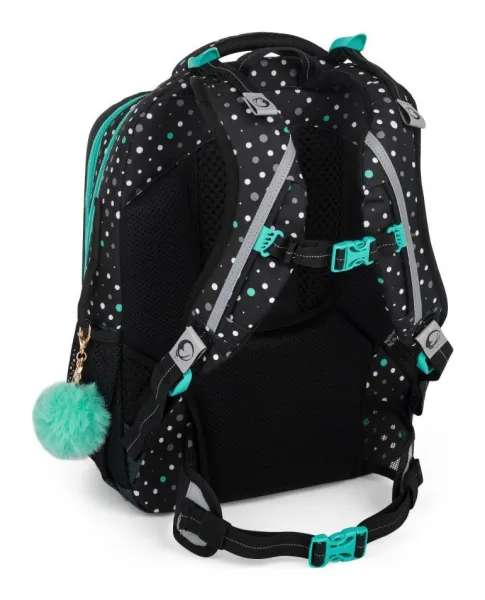 Školský set Bagmaster PORTO 24 A Set Black-Turquoise