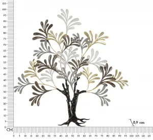 Mauro Ferretti Nástěnná kovová dekorace Albero Lixy 97,2 cm vícebarevná