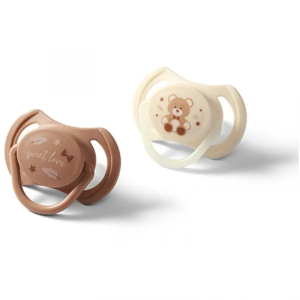 BABYONO Cumlíky silikónové symetrické 0-6m, 2 ks