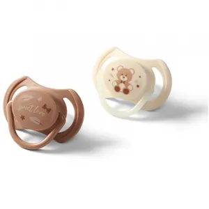 BABYONO Cumlíky silikónové symetrické 0-6m, 2 ks