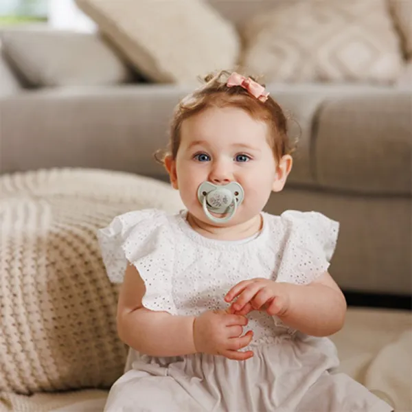 BABYONO Cumlíky silikónové anatomické 6-18m, 2 ks