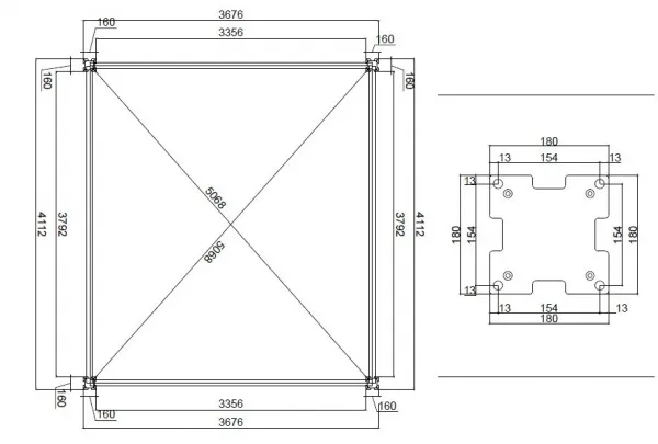 Bioklimatická pergola APEX 3,6x4 m Rojaplast