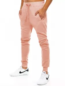 Pánske trendy tepláky ružové