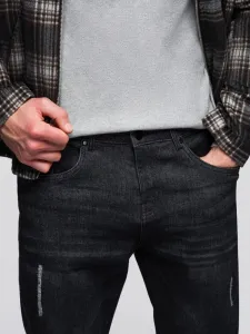 Trendy pánske rifle čierne