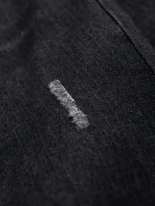 Trendy pánske rifle čierne