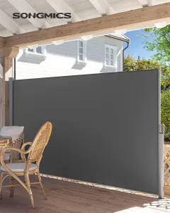 SONGMICS Bočná markíza Orrine II 180x350 cm šedá