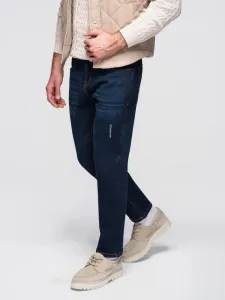 Trendy pánske rifle tmavomodré