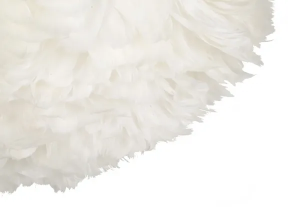 Mauro Ferretti Závesný luster Feathry 60 cm biely
