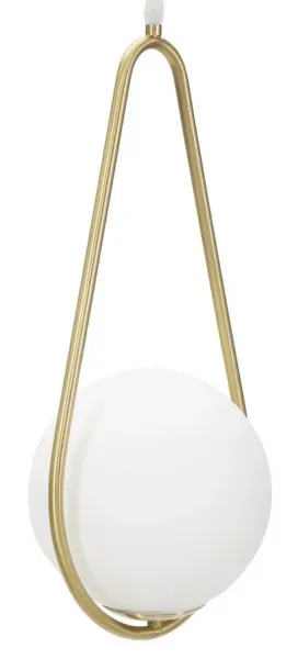 Mauro Ferretti Závesný luster Glamy 46 cm biely/zlatý