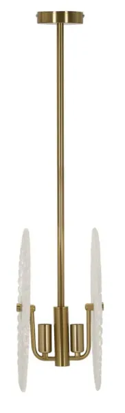 Mauro Ferretti Závesný luster Glass 80 cm zlatý