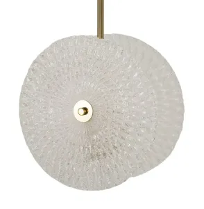 Mauro Ferretti Závesný luster Glass 80 cm zlatý