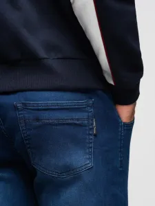 Pánske rifľové joggery, tmavomodré