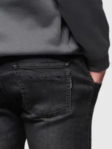 Pánske rifľové joggery, čierne