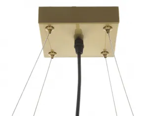 Mauro Ferretti Závesný luster Japany 45 cm zlatý/biely