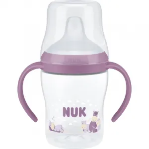 NUK Perfect Match Hippo fľaštička na učenie s kontrolou teploty 6m+ 150 ml