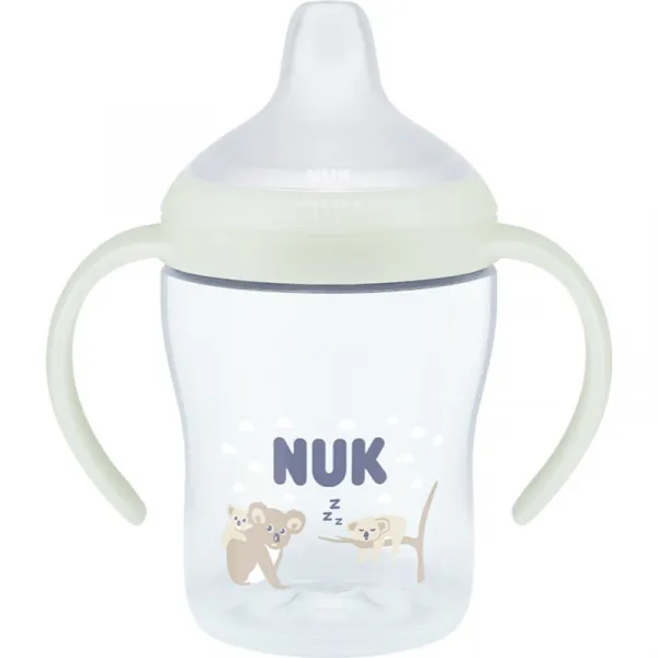 NUK Perfect Match Koala fľaštička na učenie 6m+ 150 ml