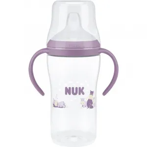 NUK Perfect Match Hippo fľaštička na učenie s kontrolou teploty 6m+ 260 ml