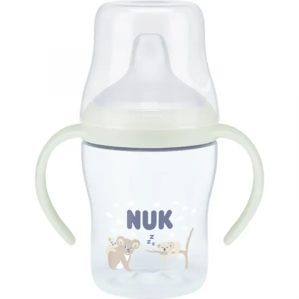 NUK Perfect Match Koala fľaštička na učenie 6m+ 150 ml