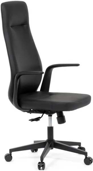 AUTRONIC Kancelárske kreslo KA-T8325 BK, čierna ekokoža