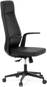 AUTRONIC Kancelárske kreslo KA-T8325 BK, čierna ekokoža