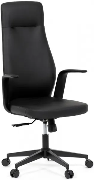 AUTRONIC Kancelárske kreslo KA-T8325 BK, čierna ekokoža