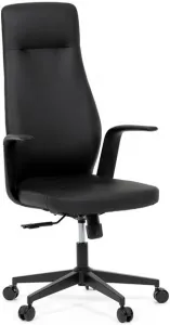 AUTRONIC Kancelárske kreslo KA-T8325 BK, čierna ekokoža