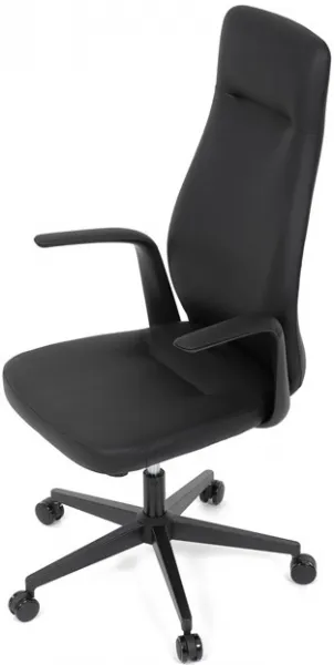 AUTRONIC Kancelárske kreslo KA-T8325 BK, čierna ekokoža
