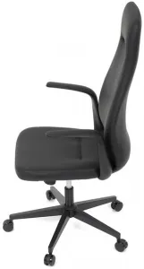 AUTRONIC Kancelárske kreslo KA-T8325 BK, čierna ekokoža