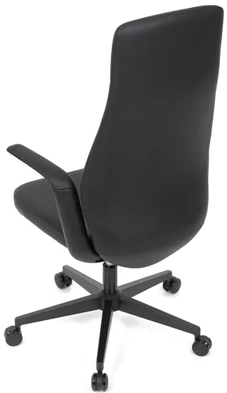 AUTRONIC Kancelárske kreslo KA-T8325 BK, čierna ekokoža