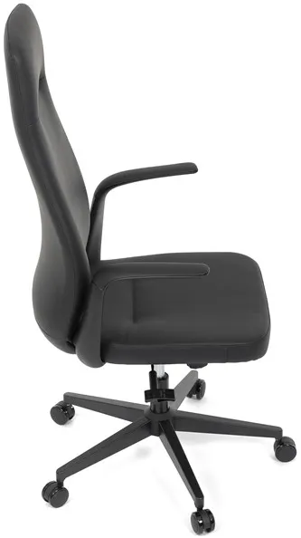AUTRONIC Kancelárske kreslo KA-T8325 BK, čierna ekokoža