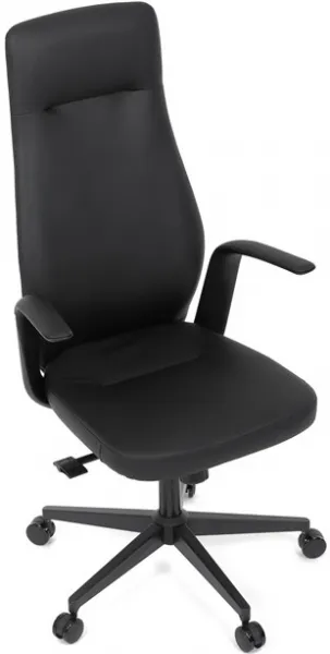AUTRONIC Kancelárske kreslo KA-T8325 BK, čierna ekokoža