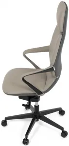 AUTRONIC Kancelárske kreslo KA-T8426 GREY, sivá ekokoža