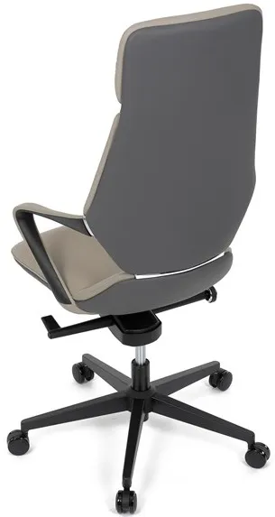 AUTRONIC Kancelárske kreslo KA-T8426 GREY, sivá ekokoža