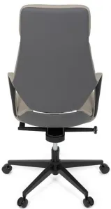 AUTRONIC Kancelárske kreslo KA-T8426 GREY, sivá ekokoža