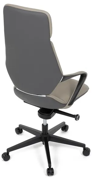 AUTRONIC Kancelárske kreslo KA-T8426 GREY, sivá ekokoža