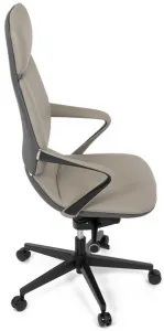 AUTRONIC Kancelárske kreslo KA-T8426 GREY, sivá ekokoža
