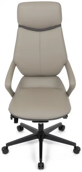 AUTRONIC Kancelárske kreslo KA-T8426 GREY, sivá ekokoža