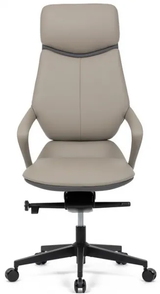 AUTRONIC Kancelárske kreslo KA-T8426 GREY, sivá ekokoža