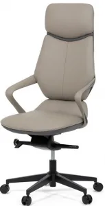 AUTRONIC Kancelárske kreslo KA-T8426 GREY, sivá ekokoža