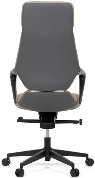 AUTRONIC Kancelárske kreslo KA-T8426 GREY, sivá ekokoža