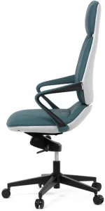 AUTRONIC Kancelárske kreslo KA-T8426 GRN, modrá ekokoža