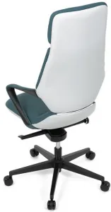AUTRONIC Kancelárske kreslo KA-T8426 GRN, modrá ekokoža