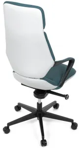 AUTRONIC Kancelárske kreslo KA-T8426 GRN, modrá ekokoža