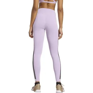 adidas OPTIME 3-STRIPES FULL-LENGTH 1/1 Dámske legíny, fialová, veľkosť