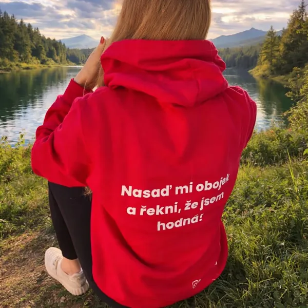 Reedog mikina červená „Obojok“