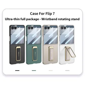 GKK XTCASE Ochranný kryt s držiakom Samsung Galaxy Z Flip7 5G TITANIUM GREY