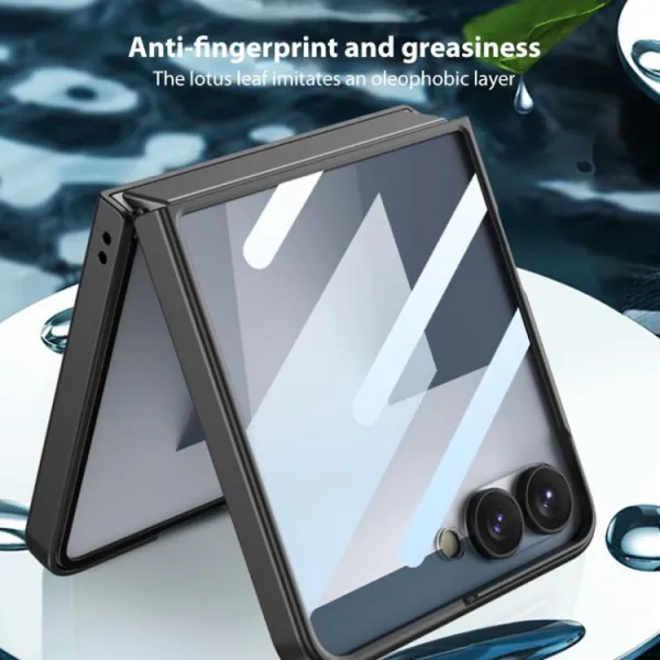GKK XTCASE Ochranný kryt s držiakom Samsung Galaxy Z Flip7 5G TITANIUM GREY